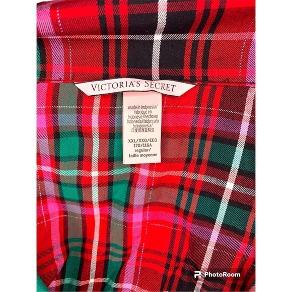 Victoria’s Secret Flannel Pajama XXL Top ONLY - Picture 5 of 5